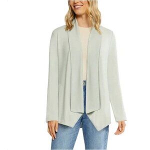 NEW Max & Mia Women's XL Drape Front Cardigan Green Side Pocket